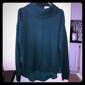 New The Limited long green sweater